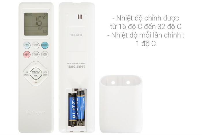 Máy lạnh CASPER Inverter 1.5 HP GC-12IS35